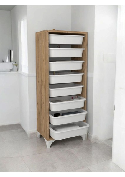 8 Çekmeceli Çok Amaçlı Sepetli Dolap / Oyuncak Kutusu / Organizer fiyatları