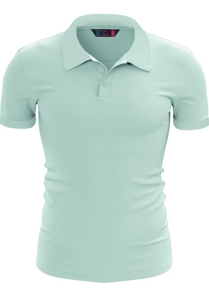 %100 Pamuk Polo T-Shirt Impero Mint