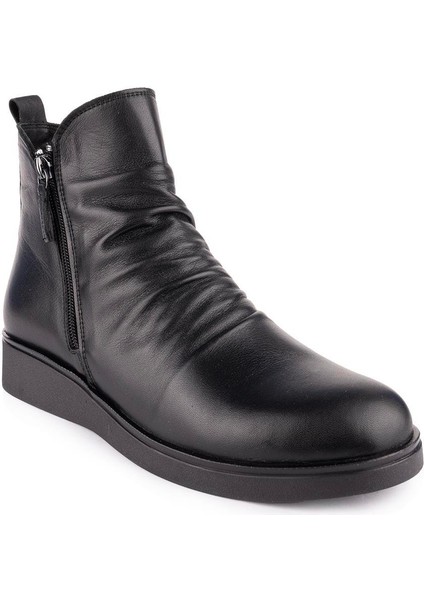 Modern Sade Yumuşak Ortopedik Taban Bot Siyah 2400 modelleri