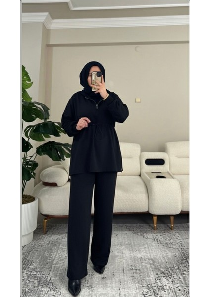 Kadın A Kalite Premium Cupralı Modal Yarım Fermuar - Köprülü Tesettür Takım fiyatları