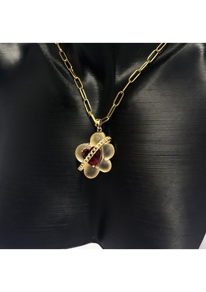 Opal Çiçek & Kalp Kolye modelleri