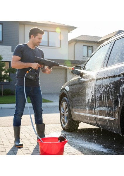 48V Şarjlı Çift Bataryalı Taşınabilir Basınçlı Yıkama Sulama Tabancası fırsatları