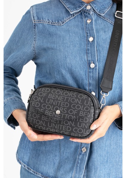 Benetton Kadın Kol Çantası Siyah BNT1687 fiyatları