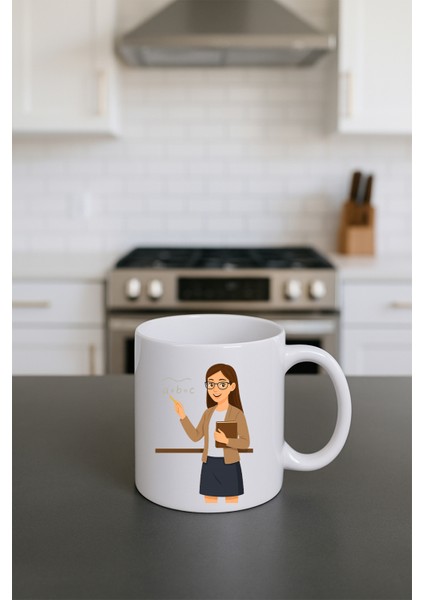 Beyaz Kupa Bardak (Öğretmen Meslek)