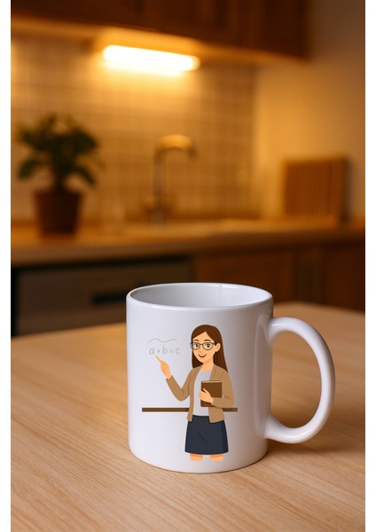 Beyaz Kupa Bardak (Öğretmen Meslek) fiyatları