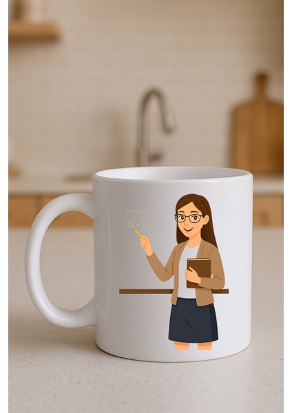 Beyaz Kupa Bardak (Öğretmen Meslek) indirimleri