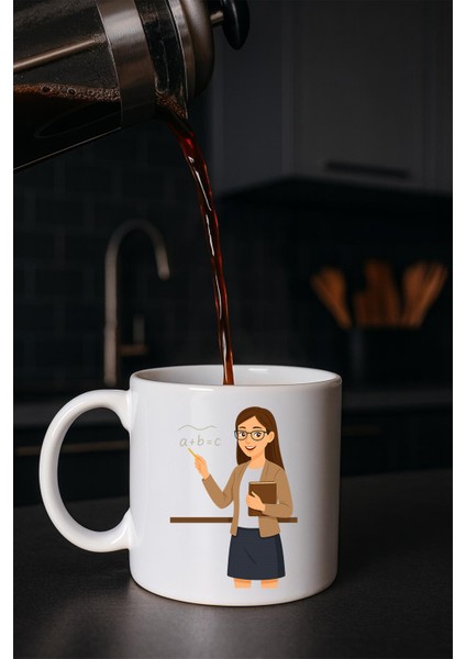 Beyaz Kupa Bardak (Öğretmen Meslek)