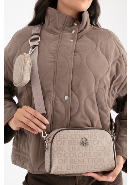 Benetton Kadın Çapraz Çanta Taş-Kahve BNT1639