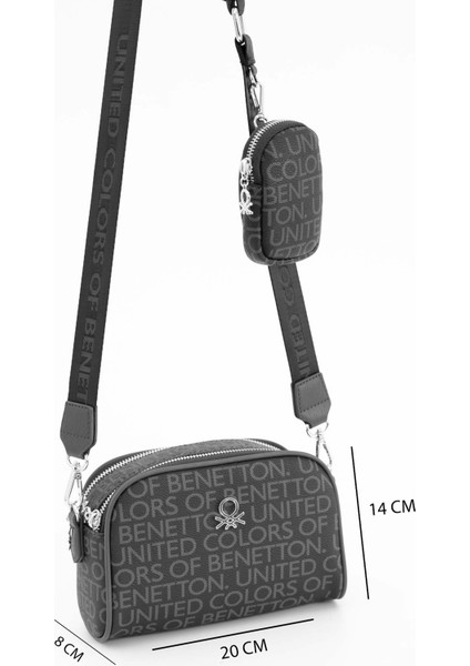 Benetton Kadın Çapraz Çanta Taş-Kahve BNT1639