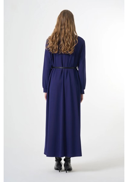 Kadife Detaylı Elbise Mor 38800 fırsatları