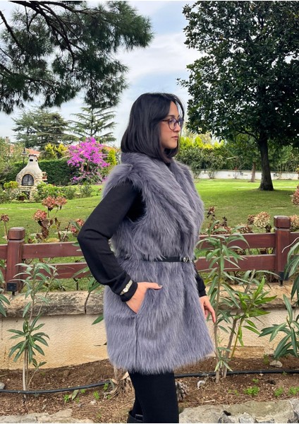 Kemerli Kürk Yelek fiyatları