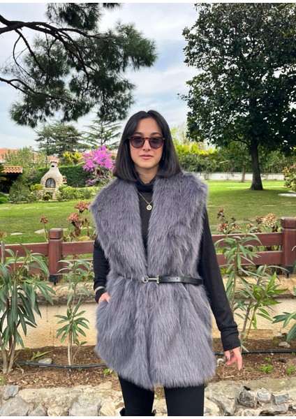 Kemerli Kürk Yelek indirimleri