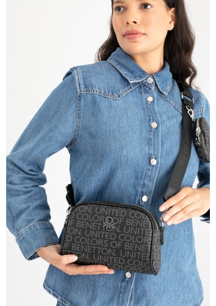 Benetton Kadın Çapraz Çanta Siyah BNT1639