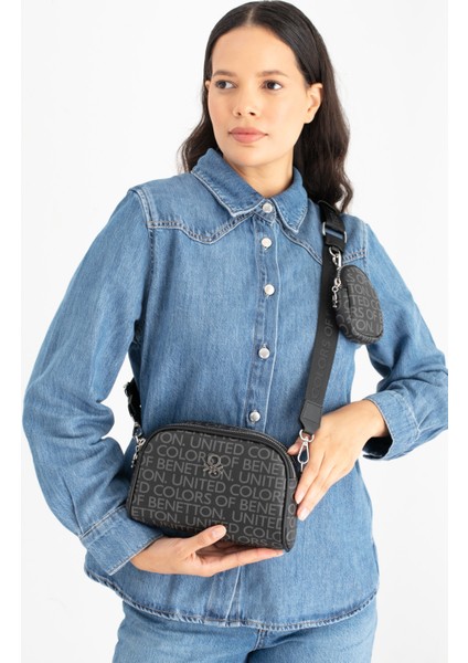 Benetton Kadın Çapraz Çanta Siyah BNT1639 fiyatları