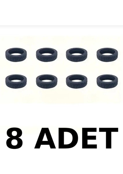 8 Adet Siyah Valiz Bavul Tekerleği Kılıfı, Sessiz Koruyucu Dayanklı, Ofis Sandalye Kılıf fiyatları