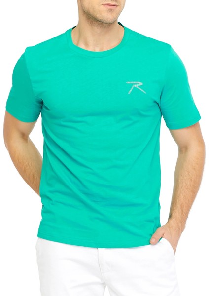 %100 Pamuk T-Shirt Pateo Yeşil