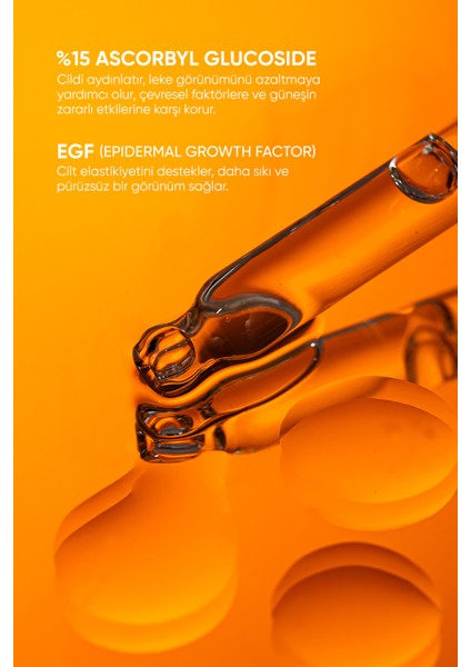 Glow Bright 15% C Vitamini + Egf Içeren Aydınlatıcı Serum 30ML modelleri