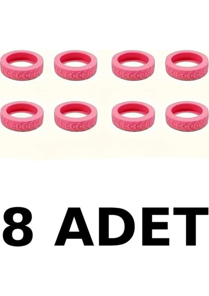 8 Adet Pembe Valiz Bavul Tekerleği Kılıfı, Sessiz Koruyucu Dayanklı, Ofis Sandalye Kılıf fiyatları