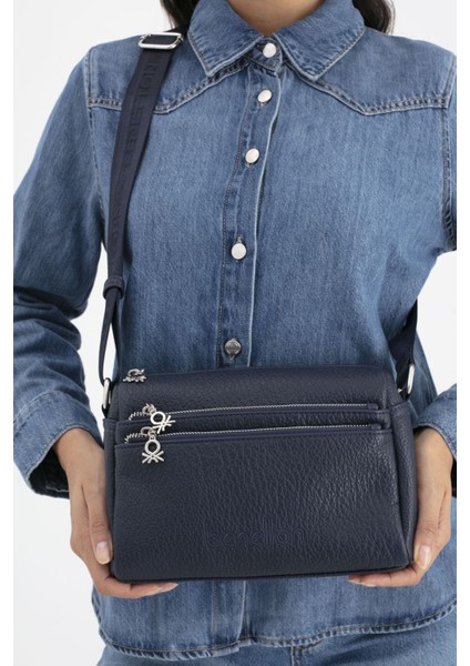 Benetton Kadın Kol Çantası Lacivert BNT1692