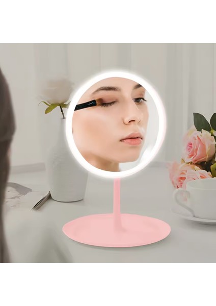 Yeni Işıklı Makyaj Aynası Beyaz LED Gün Işığı Makyaj Aynası Çıkarılabilir/saklama Tabanı 3 Modlu Işıklı Ayna
