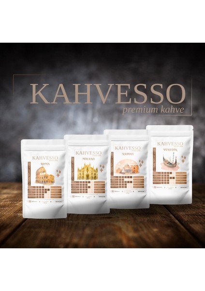 4'lü Tanışma Seti | 1000gr |Çekirdek Kahve | Espresso | MokaPot