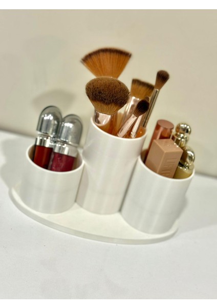 Makyaj Organizer ve Fırçalık Çok Amaçlı Düzenleyici