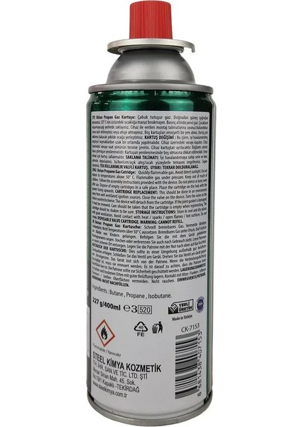 Pürmüz Gaz Yedek 400 ml (5047) modelleri