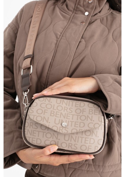 Benetton Kadın Kol Çantası Taş-Kahve BNT1687