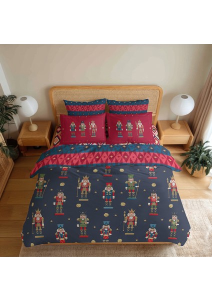 Royal Parade Nevresim Takımı Çift Kişilik - Yılbaşı Temalı – Şık Ambalajlı indirimleri