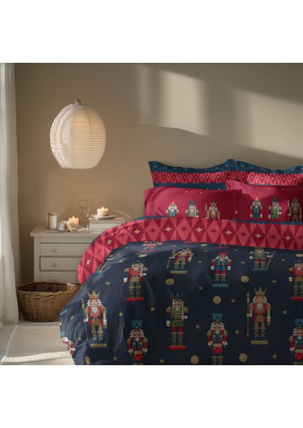 Royal Parade Nevresim Takımı Çift Kişilik - Yılbaşı Temalı – Şık Ambalajlı