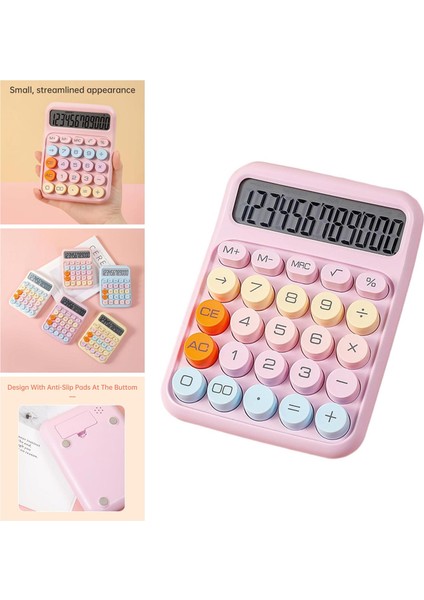 1511 Pilli Hesap Makinesi Renkli 12 Haneli