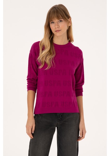 Kadın Menekşe Kazak /triko 50309651-VR037