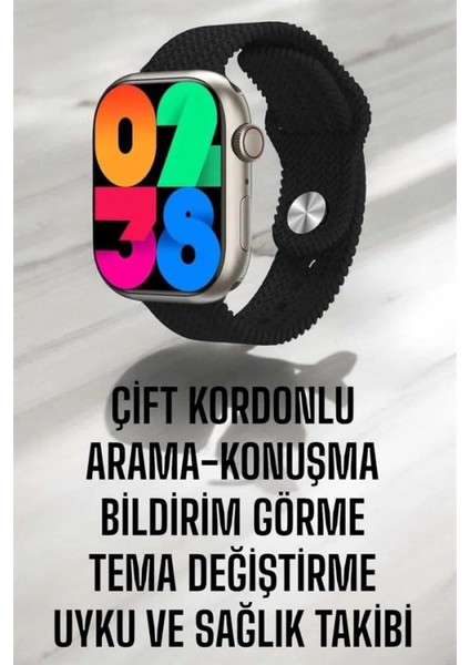 Akıllı Saat Tema Değiştirme Uyku ve Sağlık Takibi Bluetooth Bağlantılı modelleri