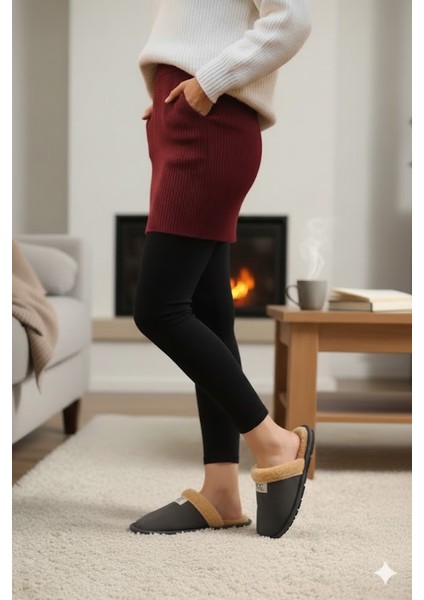 Ucc Pukka Collection Içi Kürklü Ev Terliği modelleri