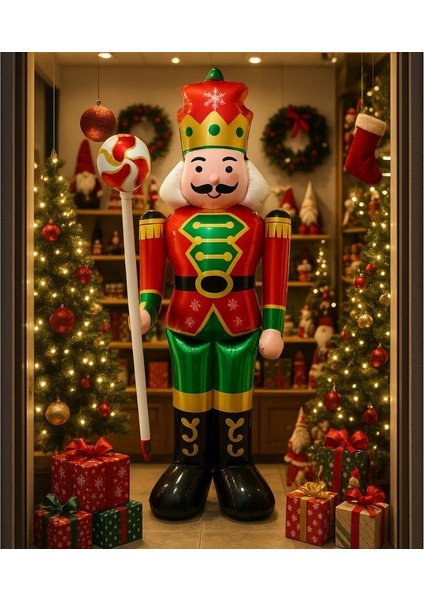 Yılbaşı Partisi Kurşun Asker Ayaklı Folyo Balon