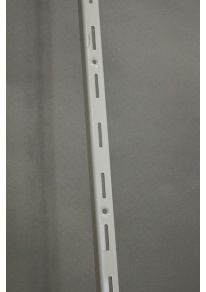 100 cm Beyaz Tek Sıra Delikli Raf Dikme Destek Profili - Raf Direği fırsatları