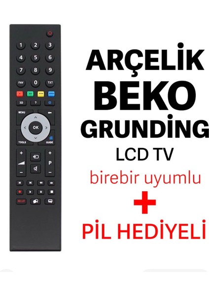 Arçelikbeko Grundig LCD Tv Uyumlu Kumanda