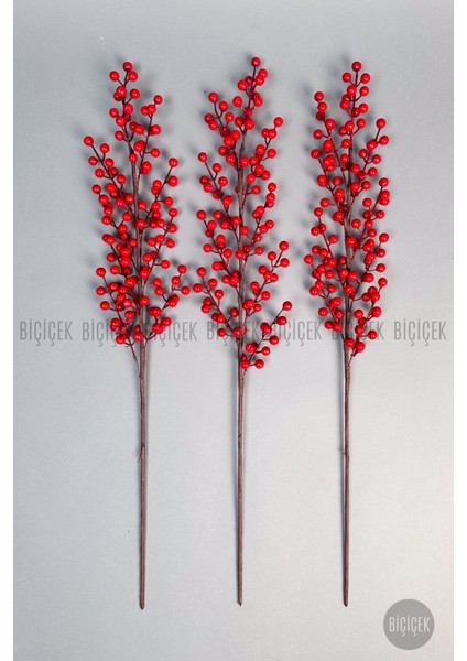 Kokina 80 cm 108 Meyveli Yılbaşı Bitkisi Tek Dal fırsatları