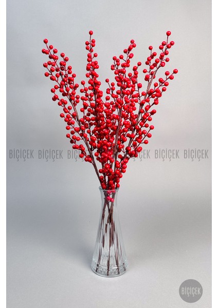 Kokina 80 cm 108 Meyveli Yılbaşı Bitkisi Tek Dal indirimleri