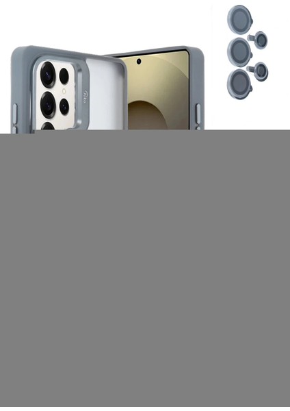 Samsung Galaxy S25 Ultra Flet Lens Magsafe Kapak - Gri fiyatları