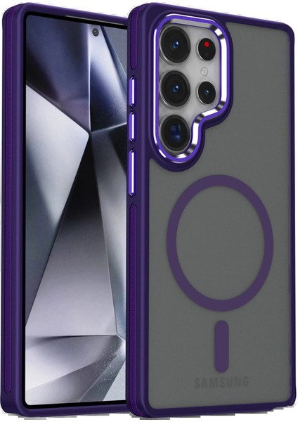 Samsung Galaxy S25 Ultra Winner Magsafe Kapak - Derin Mor