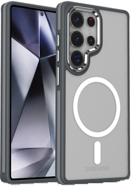 Samsung Galaxy S25 Ultra Winner Magsafe Kapak - Gri