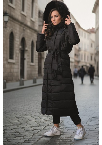 Günlük Kışlık Tam Boy Kadın Şişme Mont