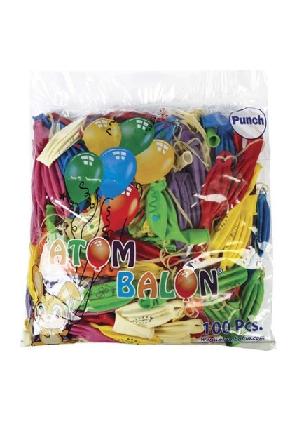 Punch - Büyük Balon 100 Parça (5361)