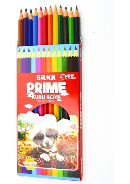 Prime 12'li Tam Boy Kuru Boya Kalemi Karton Kutu fiyatları