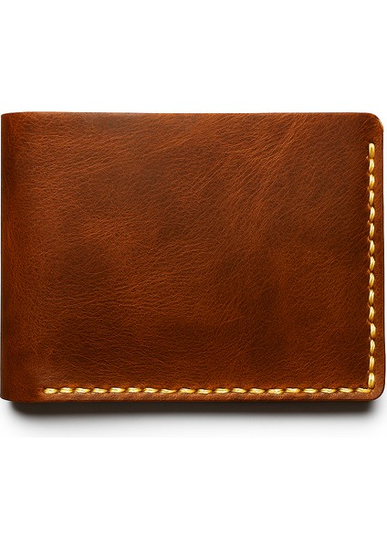 Erkek Cüzdan Hakiki Deri El Dikişi 6-12 Kart Kapasiteli Nakit Bölmesi Şık ve Dayanıklı