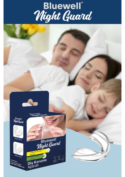 Diş Gıcırdatma Diş Çene Sıkma Önleyici Aparat Silikon Gece Plağı Termoform Dişlik Bruksizm Aparatı