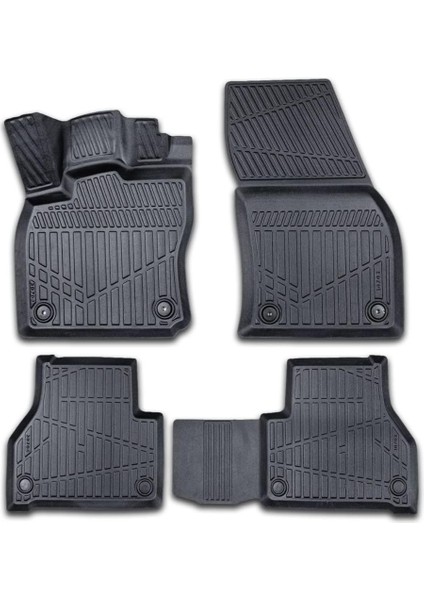 Ford Yeni Connect 2023-2025 Için Havuzlu Paspas, Yüksek Kenarlı, Esnek, Araca Özel, Kokusuz, Oto Paspas