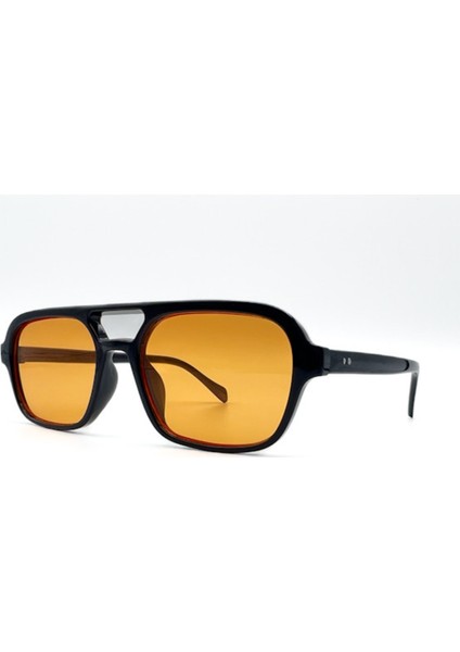 Bridge Siyah Turuncu Unisex Güneş Gözlüğü