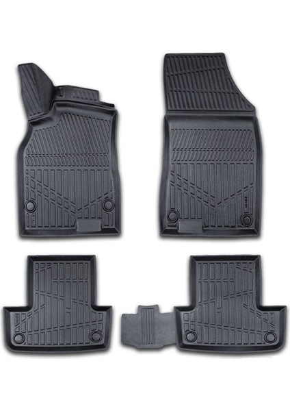 Renault Fleunce 2010-2016 Için Havuzlu Paspas, Yüksek Kenarlı, Esnek, Araca Özel, Kokusuz, Oto Paspas